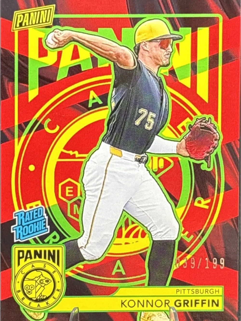 Panini Baseball Konnor Giffin Rookie Trading Card - Case Breaker LE 39/199